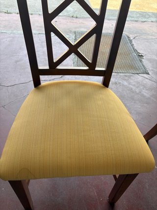 6 sillas de madera pino