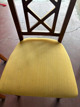 6 sillas de madera pino
