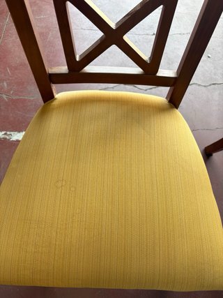 6 sillas de madera pino