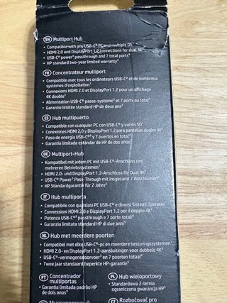 Concentrador HP multipuerto USB-C