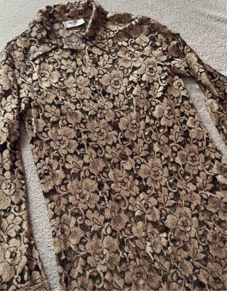 Blusa de encaje Wallis talla L