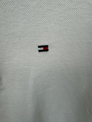 Polo Tommy Hilfiger Talla L Blanco