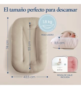 Nido Snuggle Me Organic para bebé