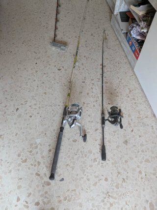 Lote de 3 Cañas de Pescar