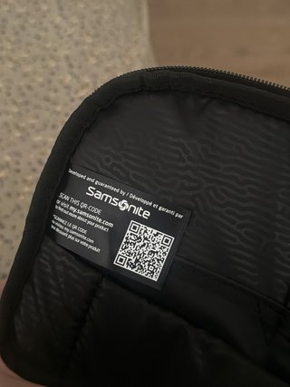 Mochila Samsonite negra para portátil / viaje
