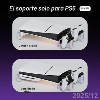 HOSANWELL Soporte Horizontal PS5 Slim Disc/Digital