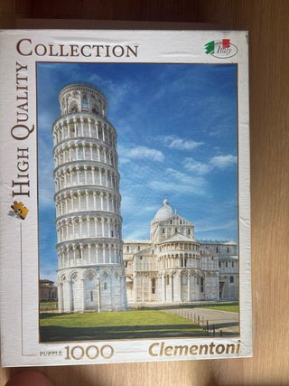 Puzle Clementoni 1000: Torre de Pisa, Italia.