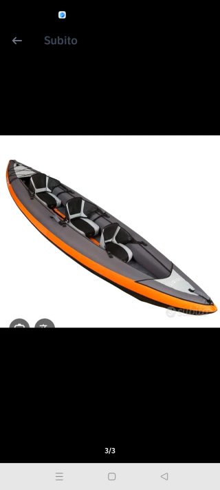 Kayak 3 posti decathlon