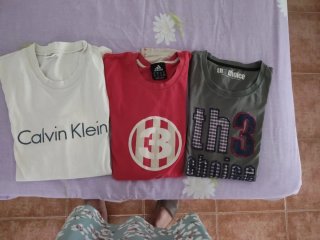 3 algodón camisetas