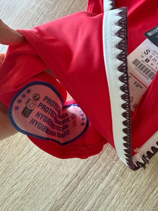 Bikini rojo zara nuevo con etiquetas