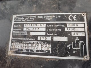 Carretilla elevadora eléctrica