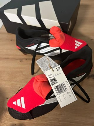 Botas de fútbol Adidas Predator Negras Rojas