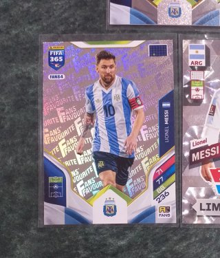 Lote Lionel Messi FIFA 365 & FIFA  Word Cup