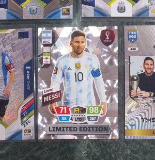 Lote Lionel Messi FIFA 365 & FIFA  Word Cup