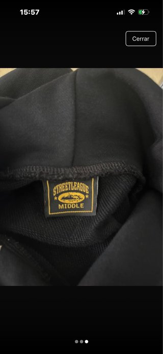 Sudadera negra corteiz