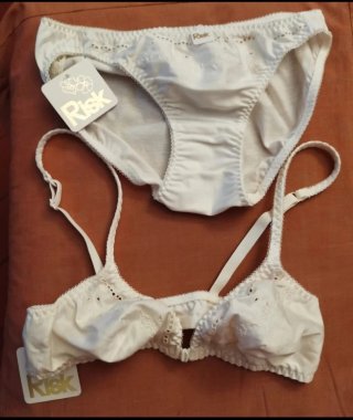 Conjunto lencería Rish blanco