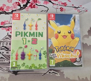 Pack Pikmin 1 + 2 e Pokemon Let's Go Pikachu