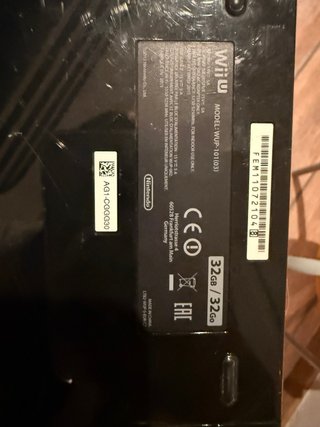 Console Wii U nera come nuova