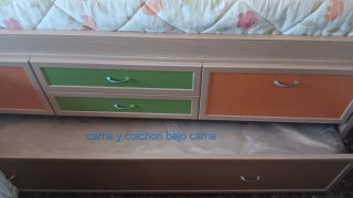 Cama nido de madera
