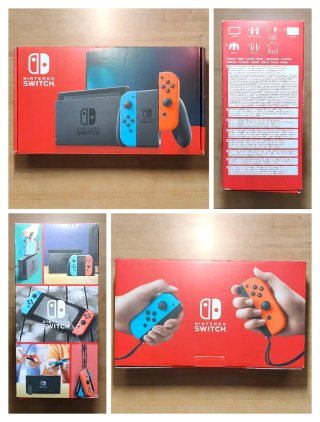 Nintendo Switch Azul y Rojo con Caja