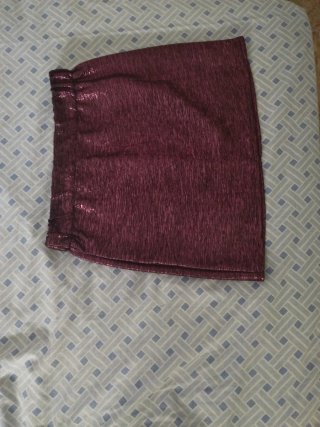 Mini falda morada