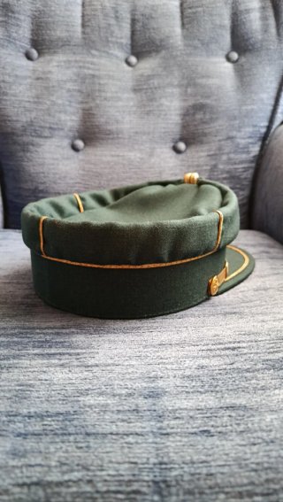 Gorra Teresiana Verde y Dorada