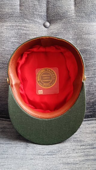 Gorra Teresiana Verde y Dorada