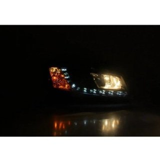 Faros delanteros LED para Fiat Stilo Black