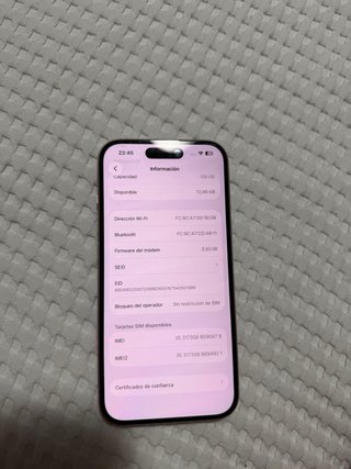 iPhone 15 128G estado bueno