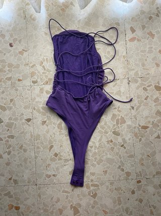 Body Morado Shein Talla XS