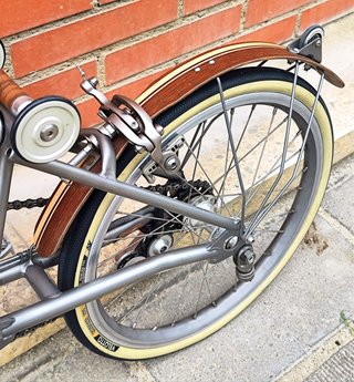 Bici Brompton Exclusiva, Acero cobreado & titanio