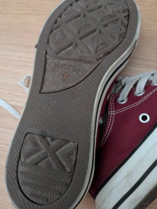 Converse color burdeos talla 37