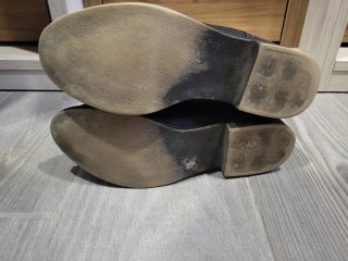 Botines imitación piel negros