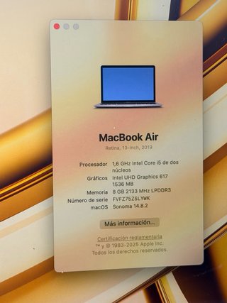 MacBook Air Retina 13” 2019  + Caja original