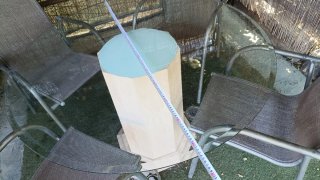Mesa jardin marmol y cristal