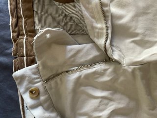 Pantalon blanco Mango Man T.40