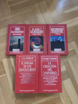 Lote libros divulgación científica