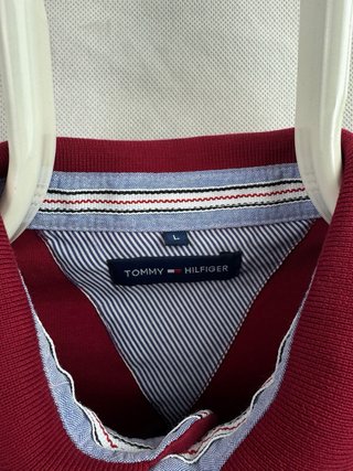 Polo Tommy Hilfiger L Burdeos