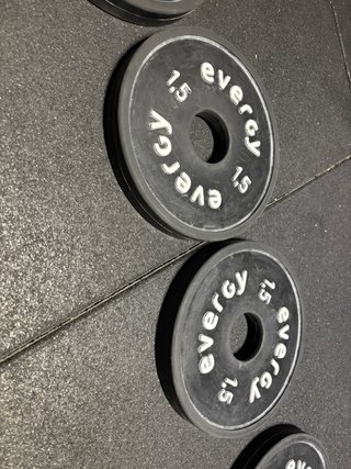 Discos de pesa Evergy 1,5 kg (4 unidades)