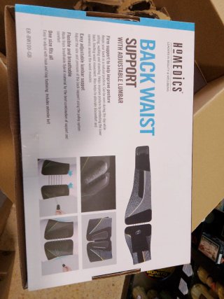 Faja Lumbar HoMedics Ajustable