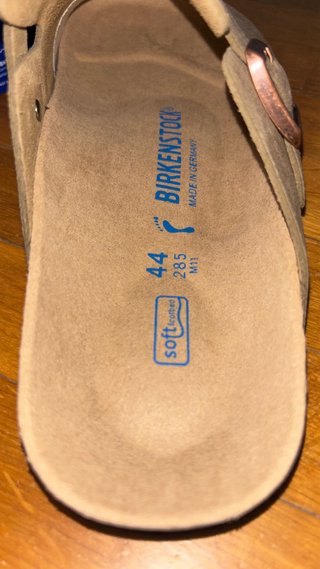 Zuecos Birkenstock Beige Talla 44