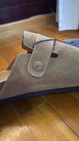 Zuecos Birkenstock Beige Talla 44