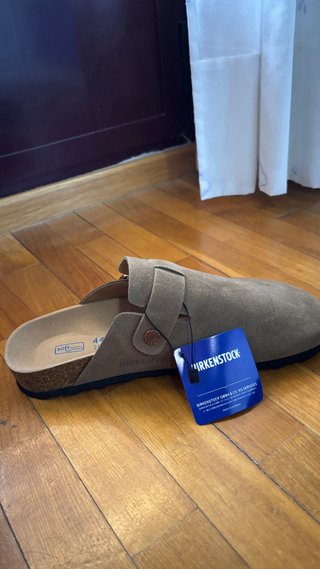 Zuecos Birkenstock Beige Talla 44