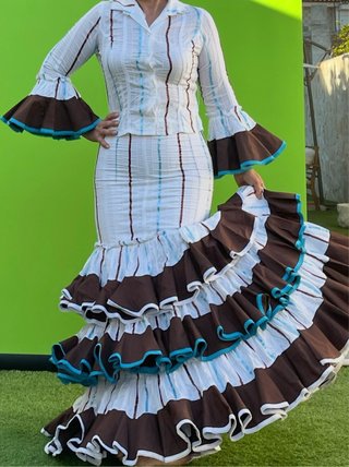 Traje de Flamenca Campero Talla 38-40