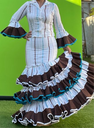 Traje de Flamenca Campero Talla 38-40