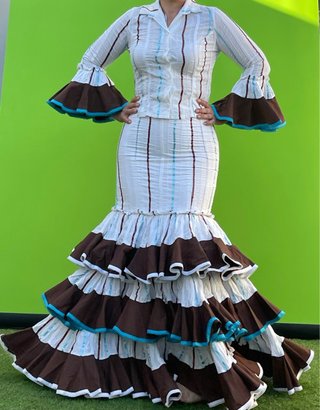 Traje de Flamenca Campero Talla 38-40