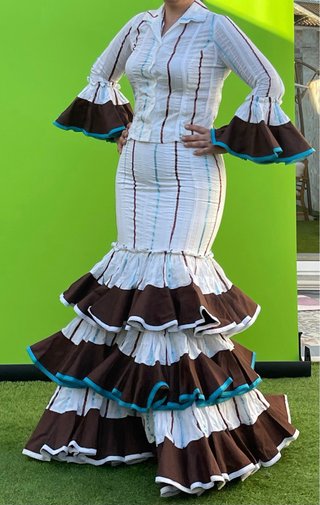Traje de Flamenca Campero Talla 38-40