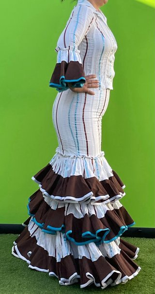 Traje de Flamenca Campero Talla 38-40