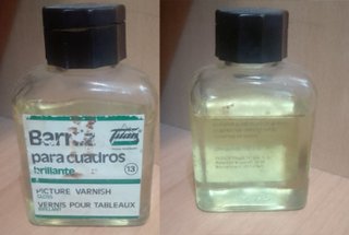 Lote Óleo Vintage: 3 Barnices Titan + Aceite Linaz