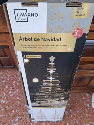 Arbol de navidad de madera